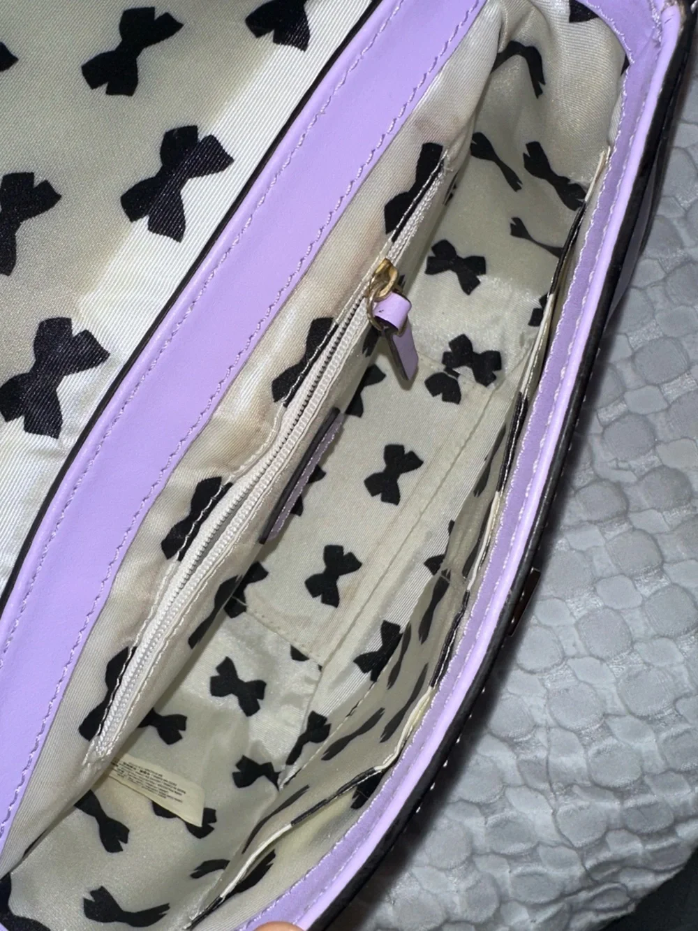 Kate Spade Lilac Road Seth Scalloped Crossbody shoulder bag and matching wallet